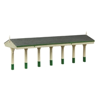 S&DJR Wooden Canopy Green and Cream