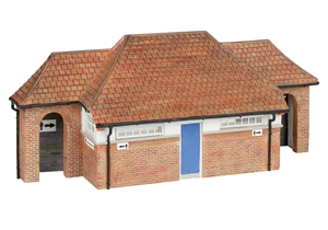 44-0209 Low Relief Pagoda Roof Toilet