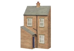 44-0217B Low Relief Rear of Terrace, Left Hand Door Blue