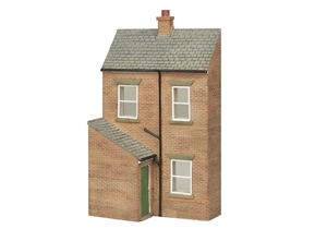 44-0217G Low Relief Rear of Terrace Left Hand Door Green
