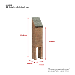 44-0218 Low Relief Alleyway -DIMS