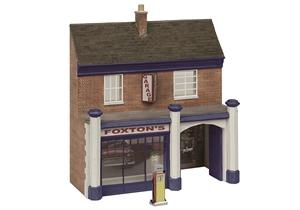 44-0223B - Low Relief Town Garage and Sales Blue
