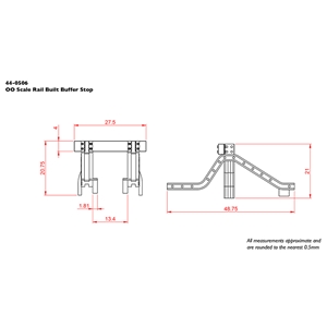 44-0506 Rail Built Buffer Stops