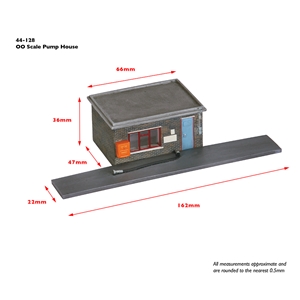 44-128 Fuelling Point Pump House Dims