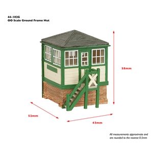 44-182G Ground Frame Hut - Dims