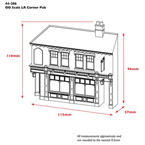 44-204 Low Relief Bonded Warehouse Dims