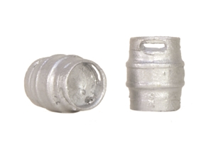 Metal Beer Kegs (x10)