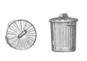 Old Style Domestic Dustbins (x10)