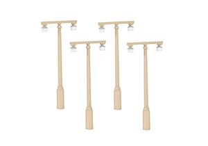 Concrete Platform Lamps (x4)