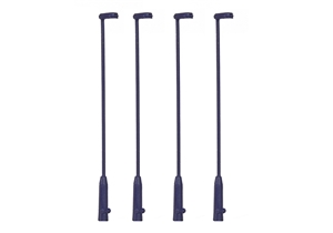 Metal Platform Lamps (x4)
