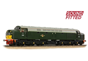 Class 40 Centre Headcode D345 BR Green (Small Yellow Panels)