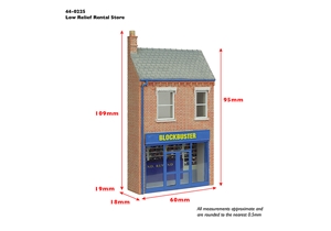 Low Relief Rental Store