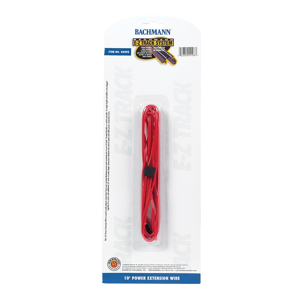 10' Power Extension Wire - Red (1/Card)