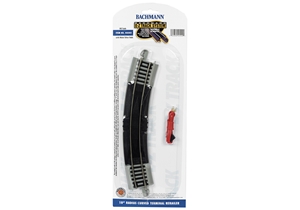 18' Radius Curved Terminal Rerailer with Wire (1/Card)