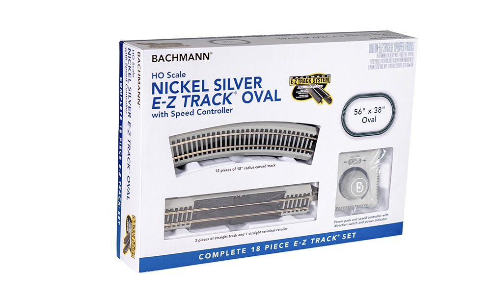 Nickel Silver E-Z Track Oval With Speed Controller