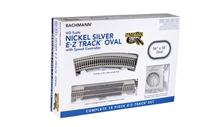 44551 Nickel Silver E-Z Track Oval With Speed Controller