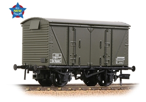 BR 12T 'Vanwide' Ventilated Van BR Departmental Olive Green