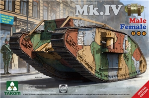 British Army WWI Mk IV Heavy Battle Tank 2 in 1 (Special Edition)