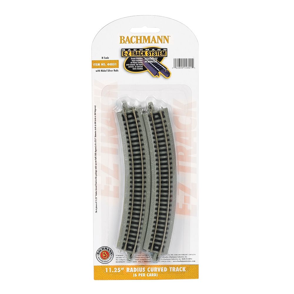 11.25'' Radius Curve Track (6/Card)