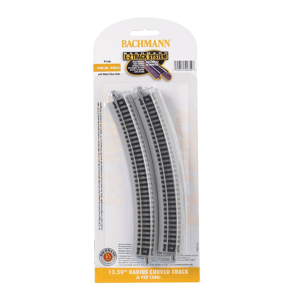 12.50'' Radius Curved Track (6/Card)