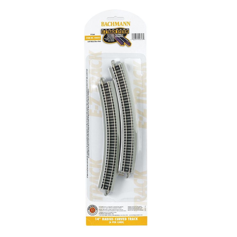 14'' Radius Curved Track (6/Card)