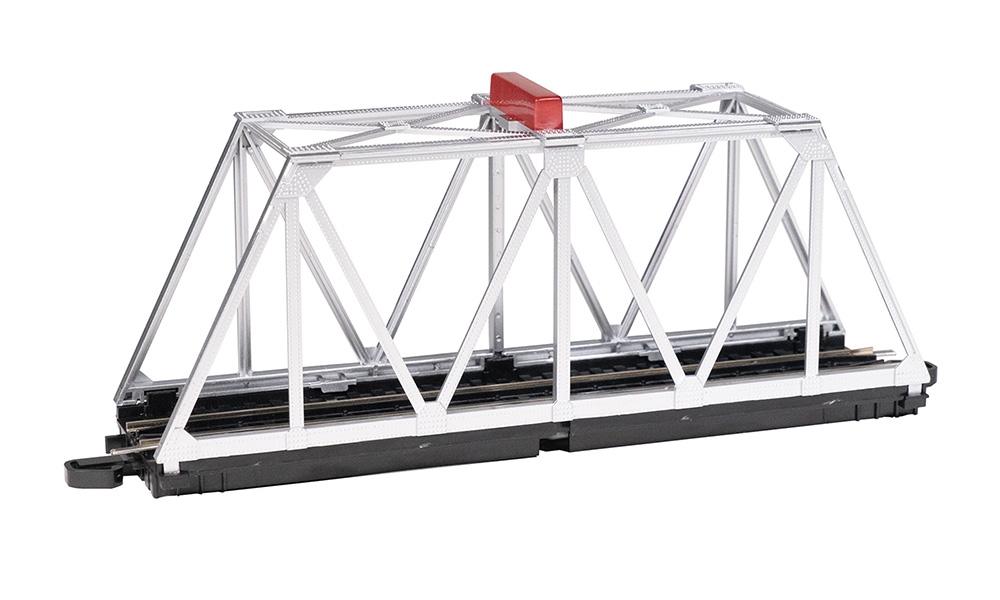 E-Z Track Track-Powered Blinking Bridge - Silver