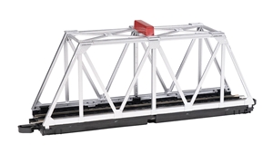 44870 E-Z Track Track-Powered Blinking Bridge - Silver