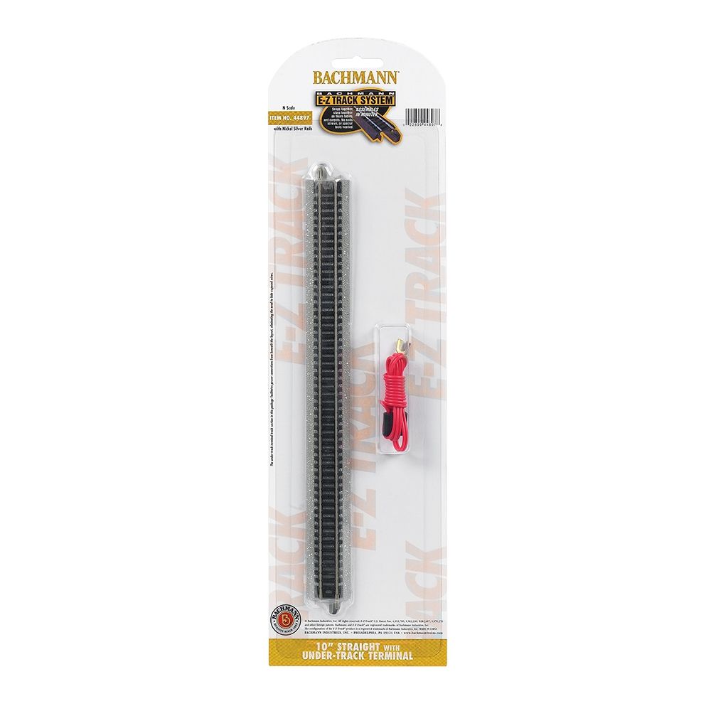 10'' Straight with Under-Track Terminal (1/Card)
