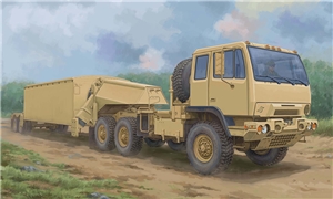 US Army M1088 FMTV Tractor with AN/TPY-2 X Band Radar Trailer