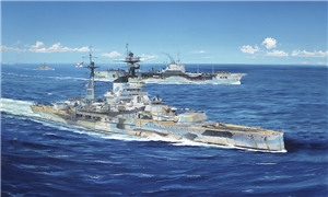 British Royal Navy HMS Resolution Battleship