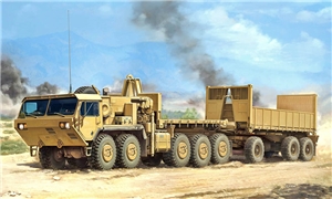 US Army M1074 HEMTT Self-Loading Transport System with M1076 Trailer