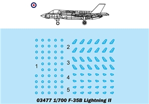 British F-35B Lightning II (Qty 12) Aircraft Accessory Pack