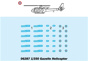 French Gazelle (Qty 6) Helicopter Accessory Pack