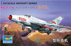 Chinese Air Force F-7 II Interceptor Aircraft (MiG-21)