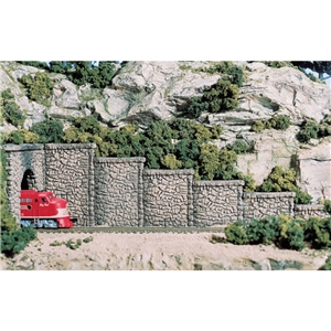 N Random Stone Retaining Wall Concrete (x6)