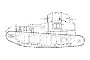 WWI Medium Tank Mk A Whippet