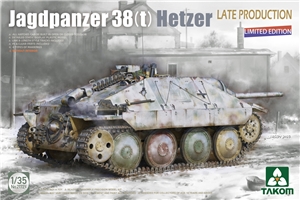 German WWII Jagdpanzer 38(t) Hetzer Late Production Limited Edition