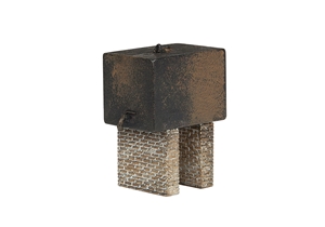 Unbunded Oil Tank Rusty Black