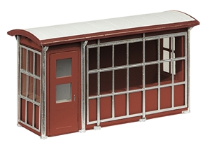 Metal Platform Shelter - Red