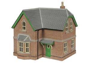 Railway House - Green & Cream