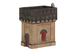 Brick Base Water Tower Red