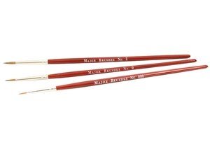 Three Paint Brushes (Sizes 000, 0 & 2)