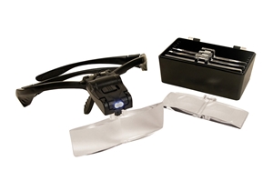 LED Head Magnifier with 5 Lenses