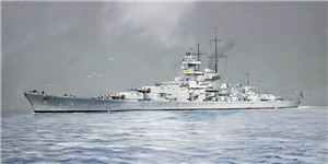 German Navy Gneisenau Battleship
