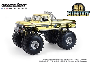 Kings of Crunch-Bigfoot #1 50th Anniversary-F-250 Monster Truck -w/Fig