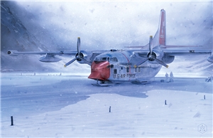 US Air Force Fairchild C-123J Provider Military Transport Aircraft