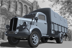 German Army Borgward B3000 Medium-Duty Truck