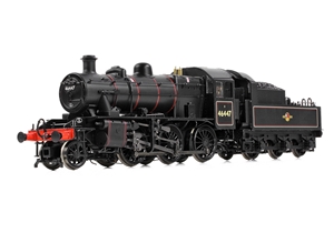 LMS Ivatt 2MT 46447 BR Lined Black (Late Crest)