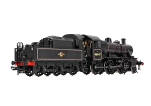 LMS Ivatt 2MT 46447 BR Lined Black (Late Crest)