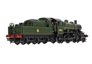 LMS Ivatt 2MT 46521 BR Lined Green (Early Emblem)